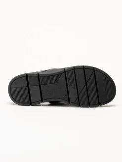 Ten Points - Julia - Svarta sandaler i skinn