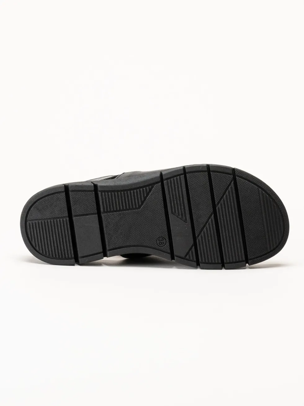 Ten Points - Julia - Svarta sandaler i skinn