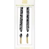 The Shoelace Brand - Classic Zebra 100cm - Zebramönstrade skoband i textil