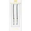 The Shoelace Brand - Luxury Black 120cm - Svarta skoband med glitter och strass