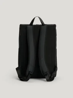 Tretorn - Wings Rolltop WP - Svart vattentålig ryggsäck i mjukt PU-material