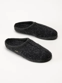 Ulle - Ulle Original - Svarta slip in tofflor i ull