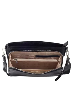 Ulrika Design - Recycled PU 2.0 - Svart väska i mjuk PU med många fack