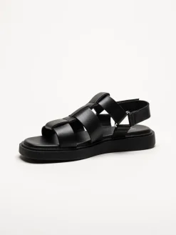 Vagabond - Connie - Svarta sandaler i skinn