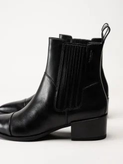 Vagabond - Marja - Svarta boots i skinn
