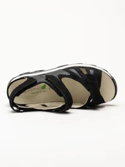 Waldläufer - Hanni - Svarta sandaler med bred passform