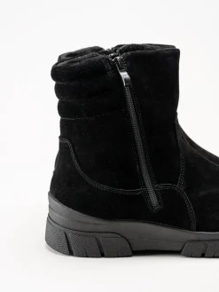 Wildflower - Selhurst - Svarta fodrade boots i mocka